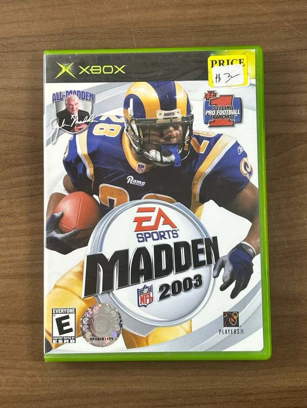 Madden NFL 2003 Microsoft Xbox Original 2002 CIB Complete w/ Manual
